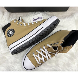 Converse Chuck Taylor All Star City Men Size 9.5 Trek Leather Waterproof Hi  New